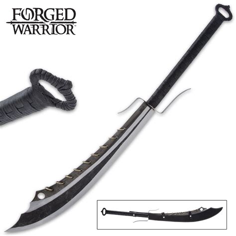 Forged Warrior Chinese Nine Ring Broadsword And