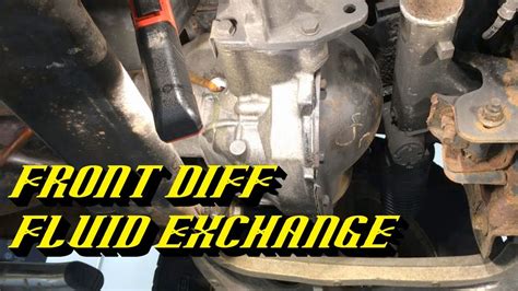 Ford Front Differential Maintenance Specialized Drain And Fill Procedure Youtube