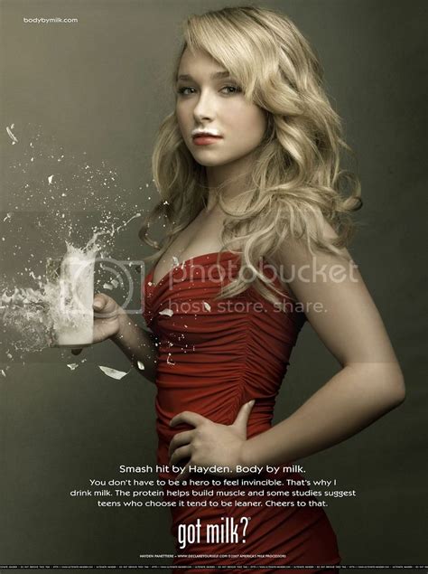 Celebrity Photo Shoots Hayden Panettiere Got Milk Ad Campaign