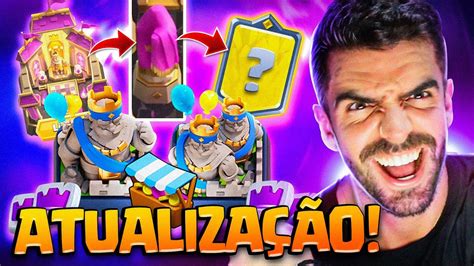 Joguei A Nova Atualizacao Do Clash Royale Youtube