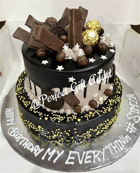 Two Tier Chocolate Loaded Cake - Online flowers delivery to moradabad