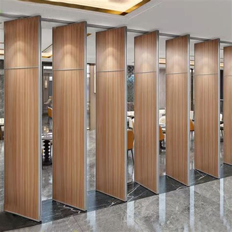 Hotel Removable Partition Wall Conference Room Exhibition Hall Foldable Aluminum Alloy Mobile ...