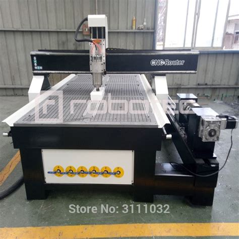 10000us High Speed Rtm 1325 1530 Rotary Attachment Cnc Router 4 Axis Cnc Milling Machine