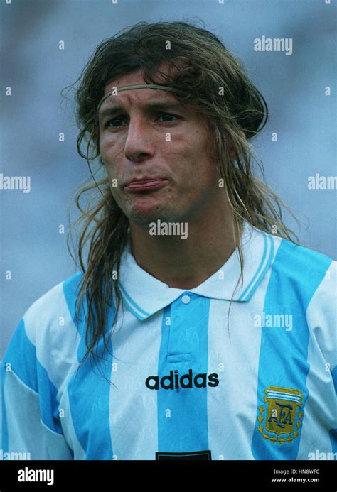 CLAUDIO CANIGGIA ARGENTINA & AS ROMA 01 August 1994 Stock Photo ...