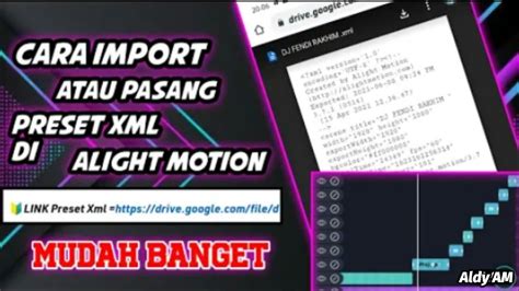 TUTORIAL MEMASANG PRESET XML DAN CARA MEMAKAI PRESET XML TERBARU