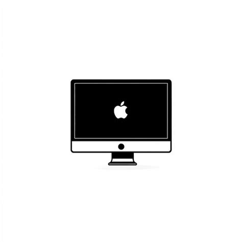 An apple computer with the logo for the apple computer | Premium AI ...