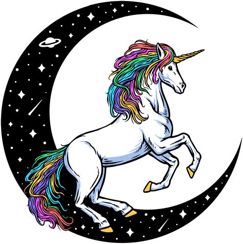 Sticker Mural Cin Ma Licorne Fantastique Tenstickers