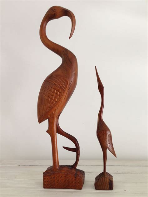 Vintage Houten Vogel Vintage Wooden Bird Bird Carving Wood Carving Art