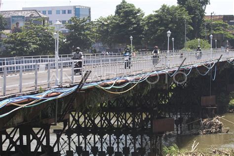 JEMBATAN CAGAR BUDAYA DI KEDIRI DIBUKA ANTARA Foto