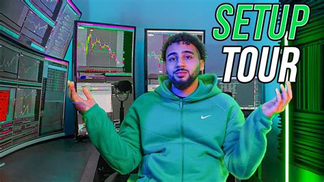 My Day Trading Computer Setup Setup Tour Youtube