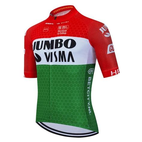 Maillot De Cyclisme De L Quipe Jumbo Visma Pour Hommes V Tements De