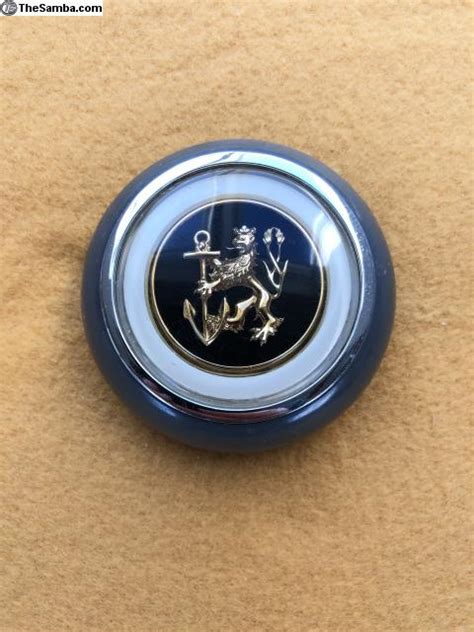 TheSamba VW Classifieds Vw Beetle Lion Steering Wheel Button Petri