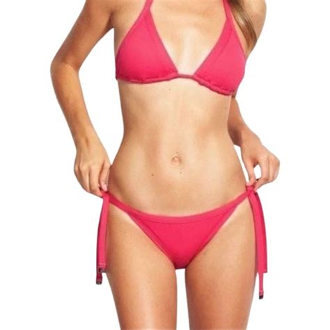 Seafolly Brazilian Tie Side Bikini Bottom Size Nwt Ebay