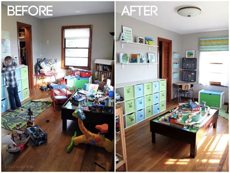 Organized Bedroom Before And After