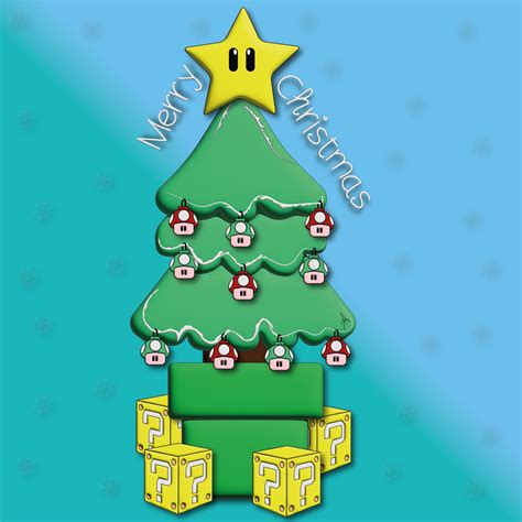 Super Mario Christmas Tree by mostina on DeviantArt