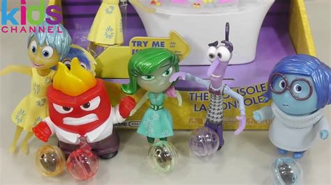 인사이드 아웃 피규어 장난감 뽀로로 타요 폴리 Inside Out Console Light Up Sadness Joy