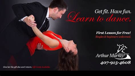 Free First Dance Lesson At Arthur Murray Dance Studios Lake Mary Youtube