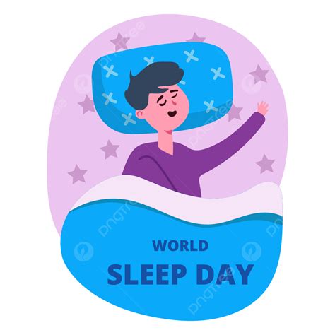 World Sleep Day Vector Design Images World Sleep Day With Man Design