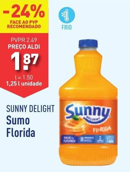 Promo O Sunny Delight Sumo Florida L Em Aldi