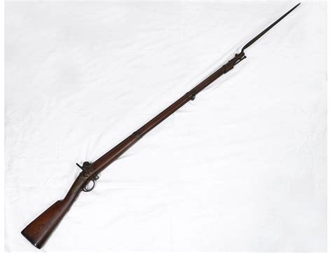 Large Bayonet Rifle Infantry Manufacture Royale Mutzig 1842 Xixth Century