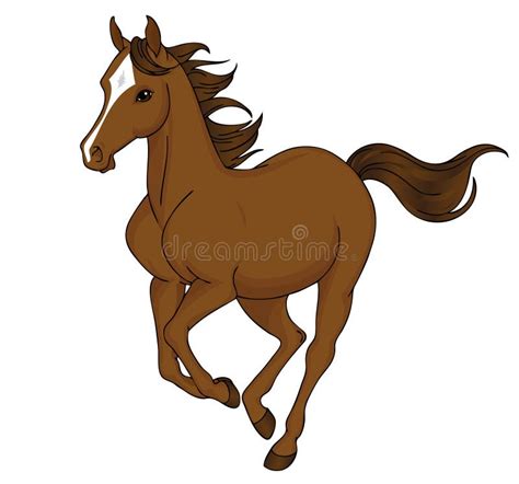 Cartoon Horse Running Stock Photography - Image: 17745842