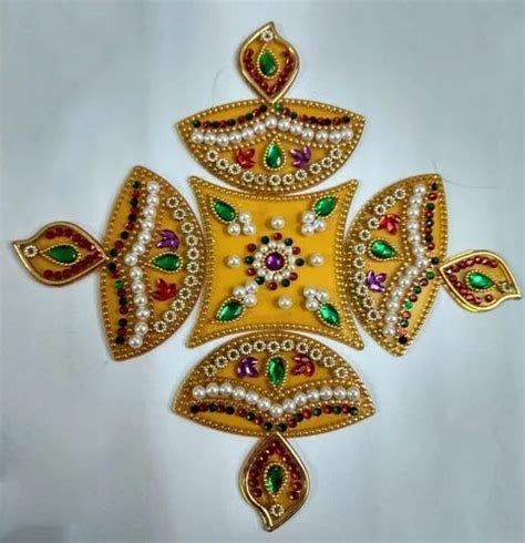 Acrylic Diya Rangoli For Decoration Packaging Type Packet At Rs 25