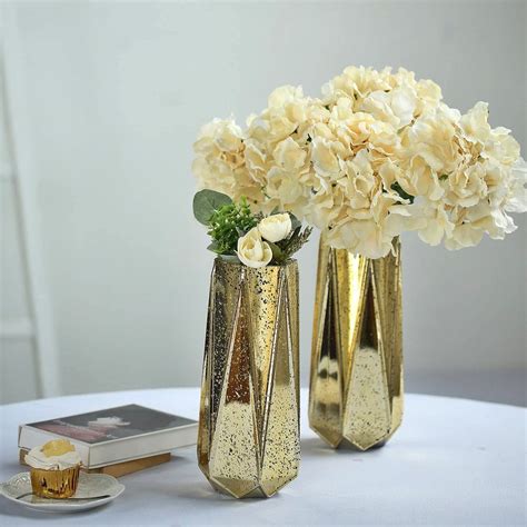 13 Unbelievable Gold Mercury Glass Vase For 2023 Citizenside