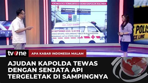 Membedah Misteri Ajudan Kapolda Tewas AKIM TvOne YouTube