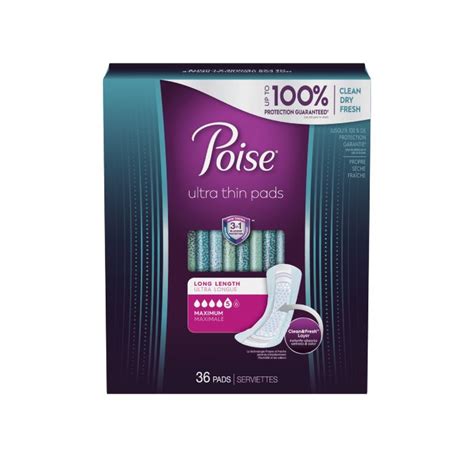 Poise Ultra Thin Maximum Long Pad