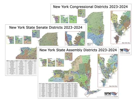 New York Political And State Legislative Wall Maps State Political Maps