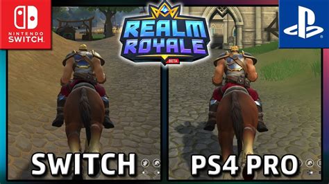 Realm Royale Switch Vs Ps4 Pro Frame Rate Test Youtube