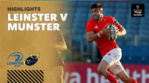 3 Minute Highlights: Leinster v Munster | Round 1 | Guinness PRO14 ...