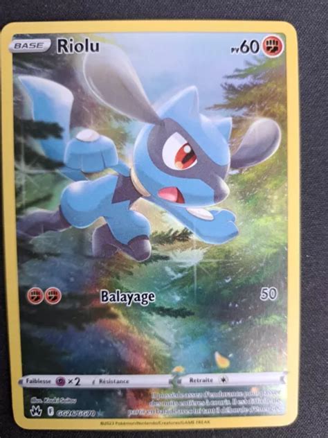 CARTE POKÉMON RIOLU GG26 GG70 Zénith Suprême FR EUR 3 00 PicClick FR