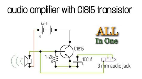 How To Make A Audio Amplifier With C1815 By All In One Channel Youtube