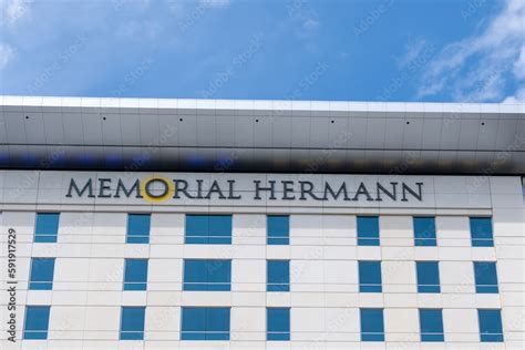 Houston, Texas, USA -March 9, 2022: Memorial Hermann building in ...