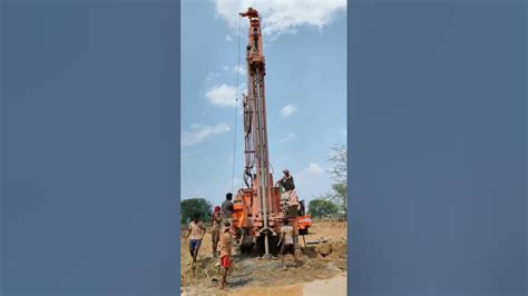 Borewell Drilling Without Water Checking Method Youtube