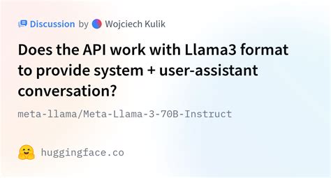 Meta Llama Meta Llama 3 70b Instruct · Does The Api Work With Llama3