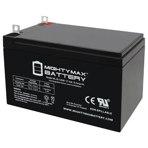 Mighty Max Battery Ml15 12nb 12v 15ah Replacement Battery Compatible With Ritar Rt12120