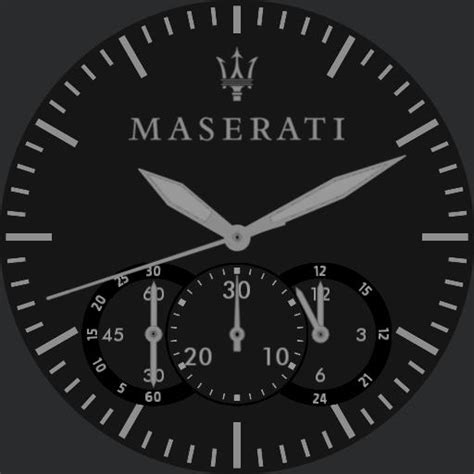 Maserati Chronograph – WatchFaces for Smart Watches