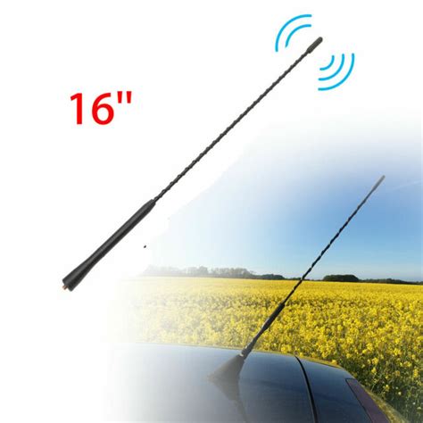 New 16 Car Roof Mast Radio Whip Type Aerial Antenna Universal Fit With