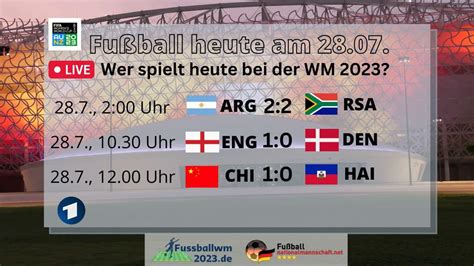 Frauen Fu Ball Wm Heute Ergebnisse Ard Live Am Wm Spielplan