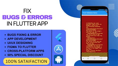 Fix Bugs And Errors In Your Flutter App By Ammar Latif Fiverr