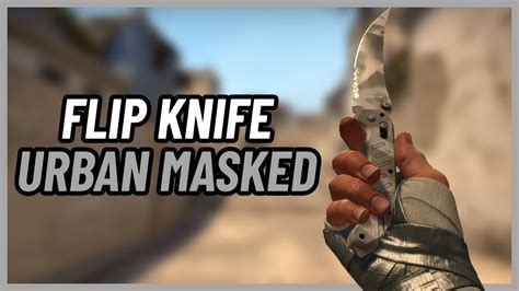 Flip Knife Urban Masked Csgo Knife Showcase Youtube