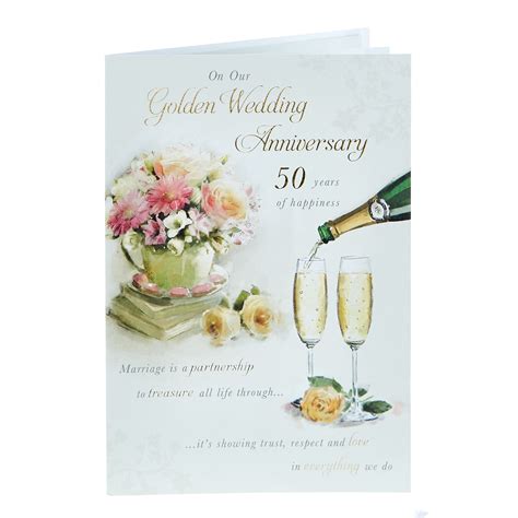 Free Printable 50th Anniversary Cards - Printable Online