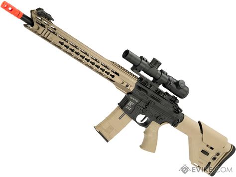 ICS CXP MARS Full Metal DMR Airsoft AEG Color Black Tan Airsoft