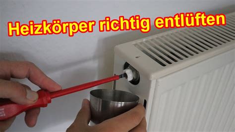 Heizk Rper Richtig Entl Ften Oft Wird Ein Wichtiges Detail Vergessen