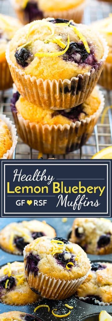 Healthy Lemon Blueberry Muffins With Honey Gluten Free Refined Sugar