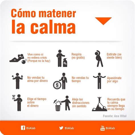 Como mantener la calma Algunos tips fáciles yo agregaría patear a mi