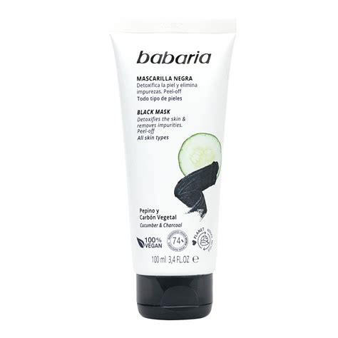 Babaria Black Mask Mascarilla Facial Negra Detoxificante 100ml PromoFarma