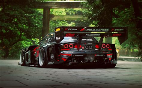 Download wallpapers Mazda RX-7, supercars, MazdaSpeed, japanese cars ...